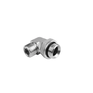 90 Armbåge ORFS hane till O-ring BSPP hydraulisk adapter